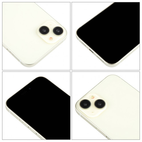 Pour iPhone 15 Plus écran noir faux modèle d'affichage factice non fonctionnel (blanc) SH912W524-07