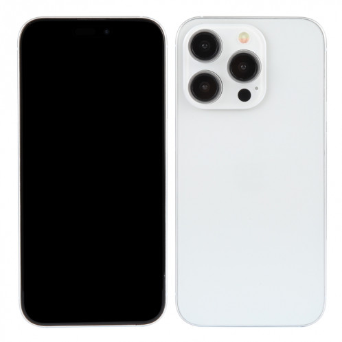 Pour iPhone 15 Pro Black Screen Non-Working Fake Dummy Display Model (Blanc) SH913W1118-07