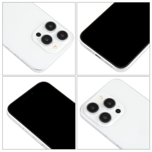 Pour iPhone 15 Pro Black Screen Non-Working Fake Dummy Display Model (Blanc) SH913W1118-07