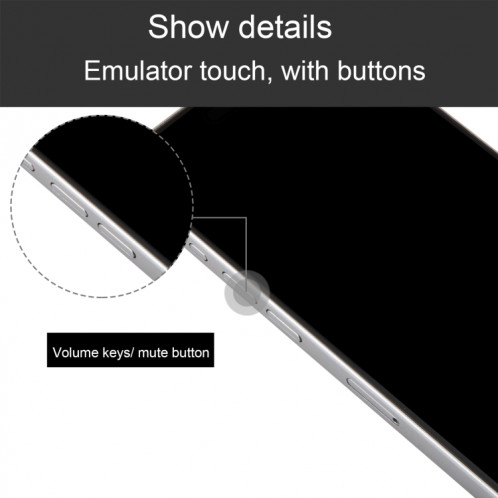 Pour iPhone 15, écran ultra noir, faux modèle d'affichage factice non fonctionnel (gris) SH914H91-07