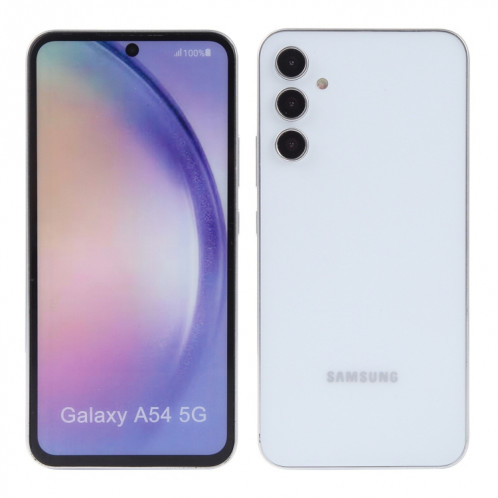 Pour Samsung Galaxy A54 5G écran couleur faux modèle d'affichage factice non fonctionnel (blanc) SH917W848-07