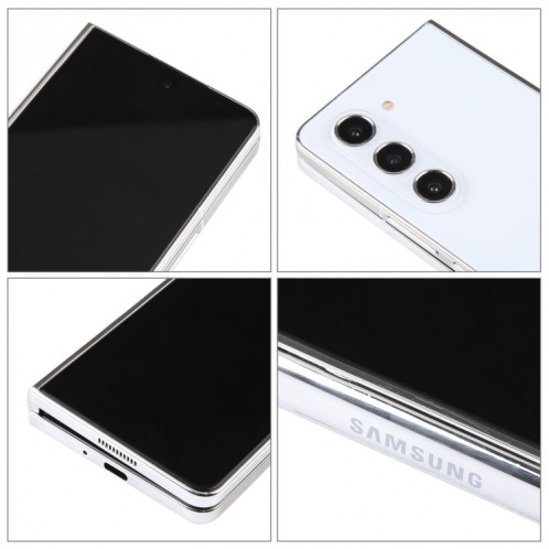 Pour Samsung Galaxy Z Fold5 Black Screen Non-Working Fake Dummy Display Model (Blanc) SH918W1084-07