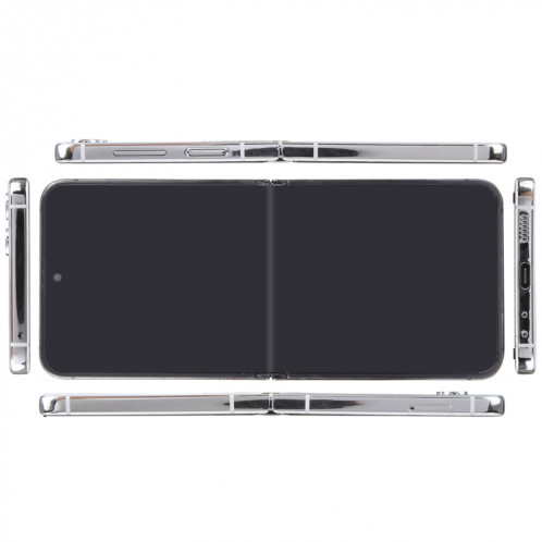 Pour Samsung Galaxy Z Flip5 Black Screen Non-Working Fake Dummy Display Model (Blanc) SH919W1956-07