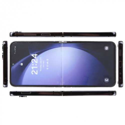 Pour Samsung Galaxy Z Flip5 Écran couleur Faux modèle d'affichage factice non fonctionnel (Noir) SH920B1172-07