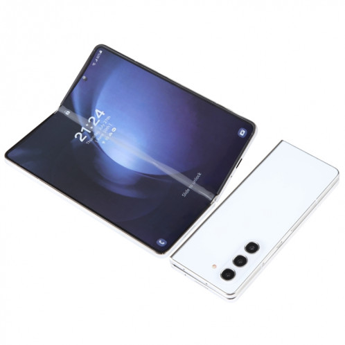 Pour Samsung Galaxy Z Fold5 Écran couleur Faux modèle d'affichage factice non fonctionnel (Blanc) SH921W263-07