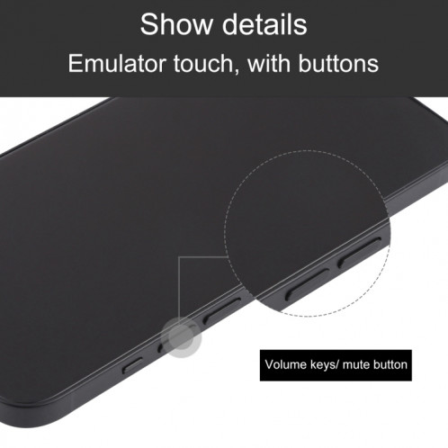 Pour iPhone 13 Écran noir Faux modèle d'affichage factice non fonctionnel (Noir) SH922B740-06