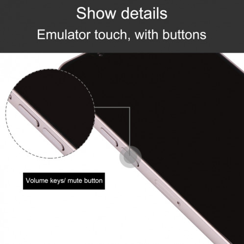 Pour iPhone 13, écran noir, faux modèle d'affichage factice non fonctionnel (rose) SH922F1897-06