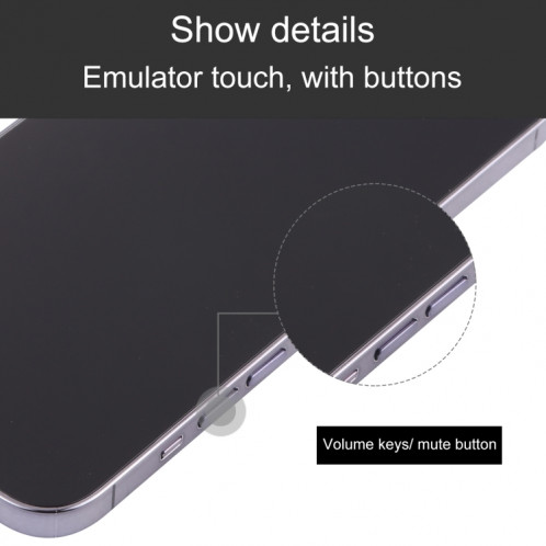 Pour iPhone 13 Pro, écran noir, faux modèle d'affichage factice non fonctionnel (noir) SH923B918-06