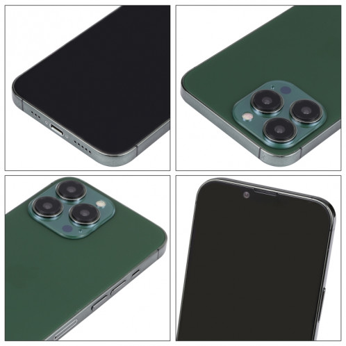 Pour iPhone 13 Pro, écran noir, faux modèle d'affichage factice non fonctionnel (vert foncé) SH23DG1445-06