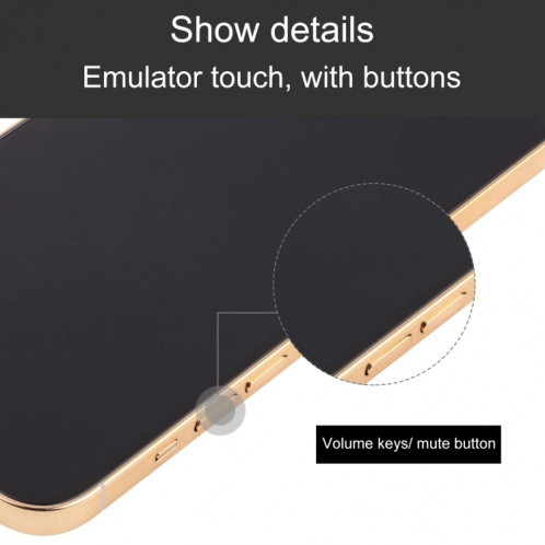 Pour iPhone 13 Pro Max, écran noir, faux modèle d'affichage factice non fonctionnel (or) SH924J1546-06