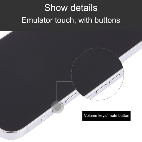 Pour iPhone 13 Pro Max Écran noir faux modèle d'affichage factice non fonctionnel (blanc) SH924W1083-06