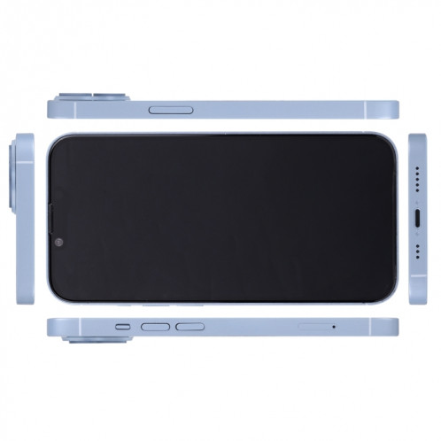 Pour iPhone 14, écran noir, faux modèle d'affichage factice non fonctionnel (bleu) SH925L1931-07