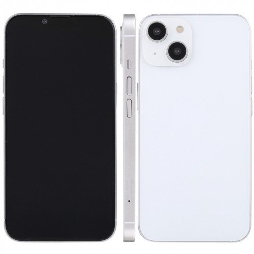 Pour iPhone 14, écran noir, faux modèle d'affichage factice non fonctionnel (blanc) SH925W441-07