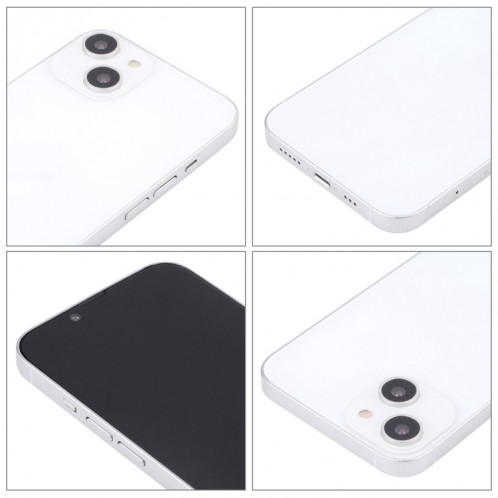 Pour iPhone 14, écran noir, faux modèle d'affichage factice non fonctionnel (blanc) SH925W441-07