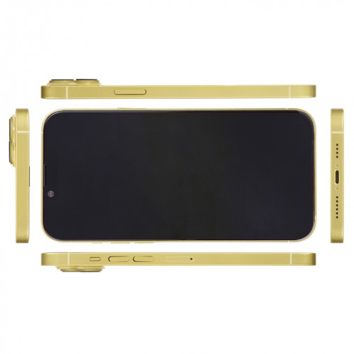 Pour iPhone 14, écran noir, faux modèle d'affichage factice non fonctionnel (jaune) SH925Y286-07