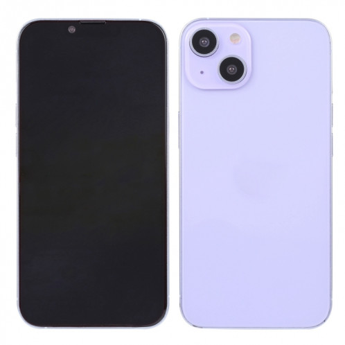 Pour iPhone 14 Plus, écran noir, faux modèle d'affichage factice non fonctionnel (violet) SH926P318-07