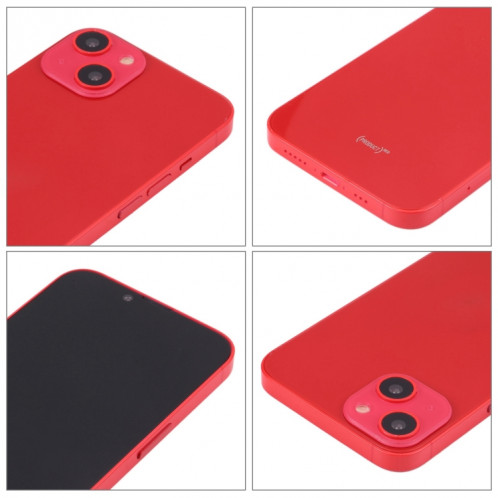 Pour iPhone 14 Plus, écran noir, faux modèle d'affichage factice non fonctionnel (rouge) SH926R836-07