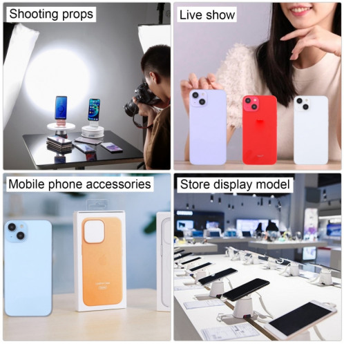 Pour iPhone 14 Plus, écran noir, faux modèle d'affichage factice non fonctionnel (blanc) SH926W1953-07