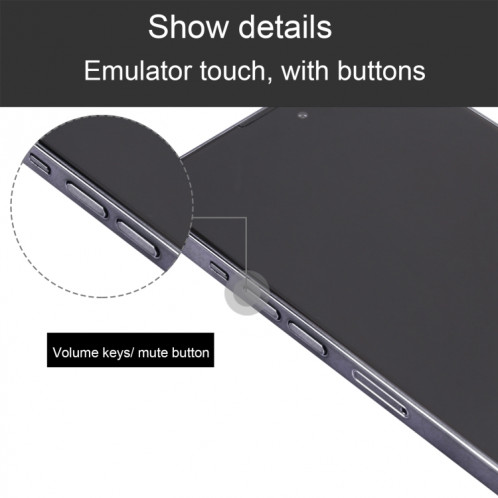 Pour iPhone 14 Pro Max Écran noir Faux modèle d'affichage factice non fonctionnel (Noir) SH928B137-07