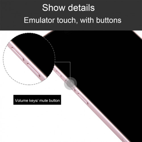 Pour iPhone 15, écran noir, faux modèle d'affichage factice non fonctionnel (rose) SH929F225-07