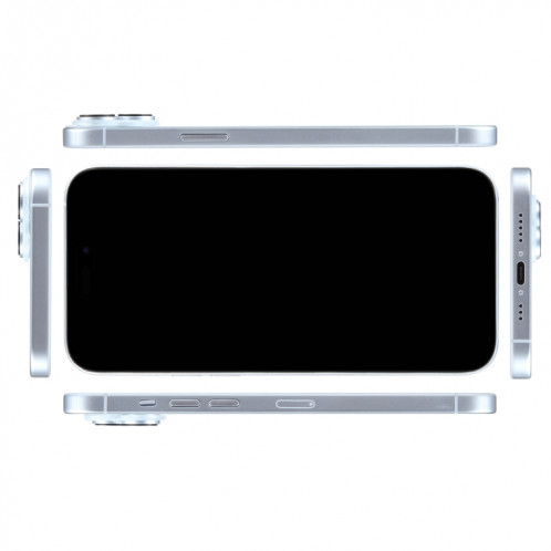 Pour iPhone 15, écran noir, faux modèle d'affichage factice non fonctionnel (bleu) SH929L921-07