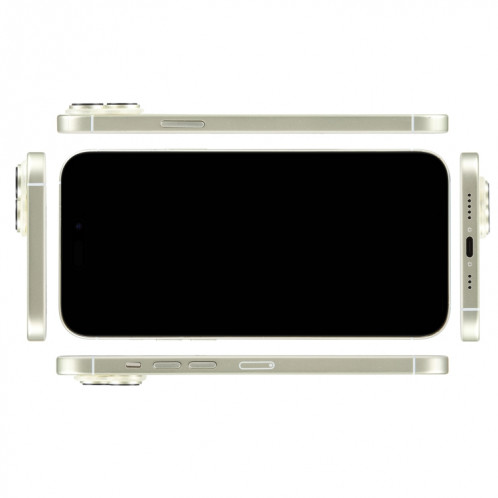 Pour iPhone 15, écran noir, faux modèle d'affichage factice non fonctionnel (jaune) SH929W1753-07