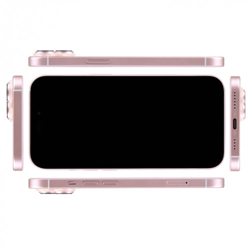 Pour iPhone 15 Plus, écran noir, faux modèle d'affichage factice non fonctionnel (rose) SH930F1316-07