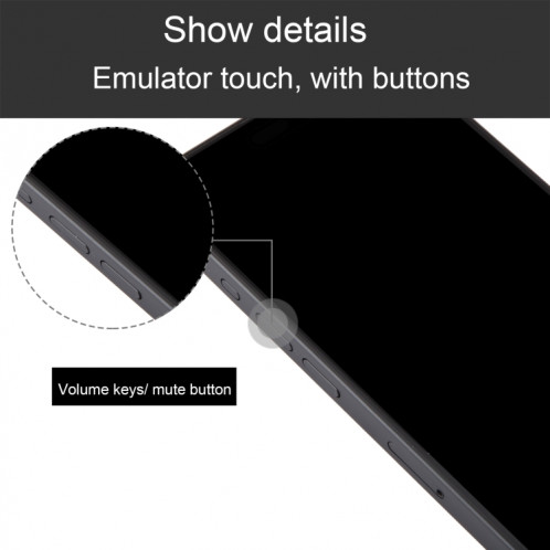 Pour iPhone 15 Pro, écran noir, faux modèle d'affichage factice non fonctionnel (noir) SH931B759-07