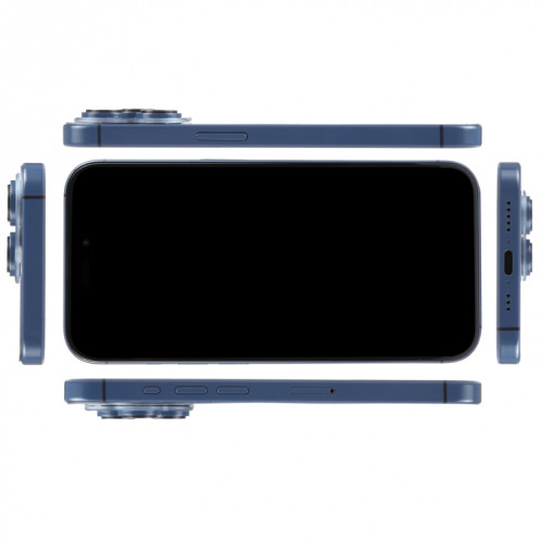 Pour iPhone 15 Pro, écran noir, faux modèle d'affichage factice non fonctionnel (bleu) SH931L587-07