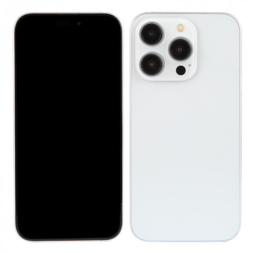 Pour iPhone 15 Pro, écran noir, faux modèle d'affichage factice non fonctionnel (blanc) SH931W202-07