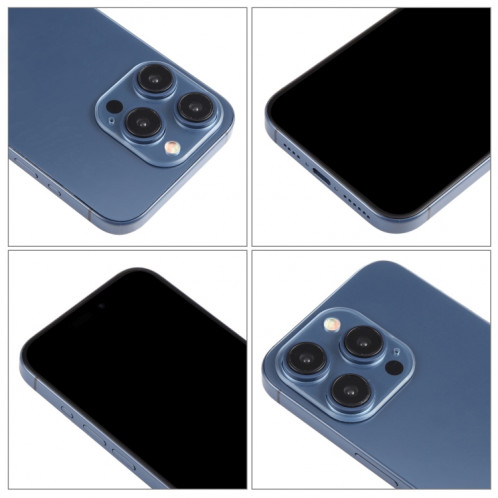 Pour iPhone 15 Pro Max, écran noir, faux modèle d'affichage factice non fonctionnel (bleu) SH932L130-07