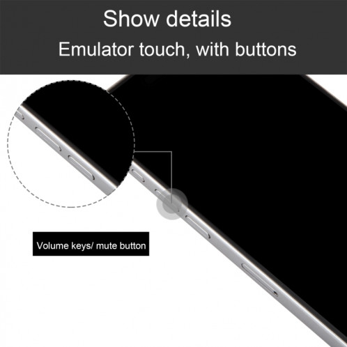 Pour iPhone 15 Pro Max Écran noir faux modèle d'affichage factice non fonctionnel (titane naturel) SH932S1509-07