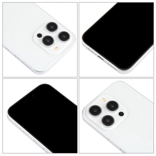 Pour iPhone 15 Pro Max Écran noir faux modèle d'affichage factice non fonctionnel (blanc) SH932W822-07