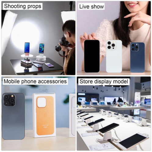 Pour iPhone 15 Pro Max Écran noir faux modèle d'affichage factice non fonctionnel (blanc) SH932W822-07