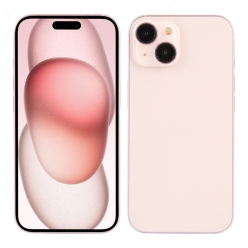 Pour iPhone 15 Écran couleur Faux modèle d'affichage factice non fonctionnel (rose) SH933F91-07