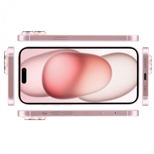 Pour iPhone 15 Écran couleur Faux modèle d'affichage factice non fonctionnel (rose) SH933F91-07