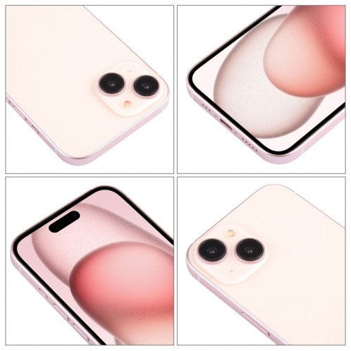 Pour iPhone 15 Écran couleur Faux modèle d'affichage factice non fonctionnel (rose) SH933F91-07