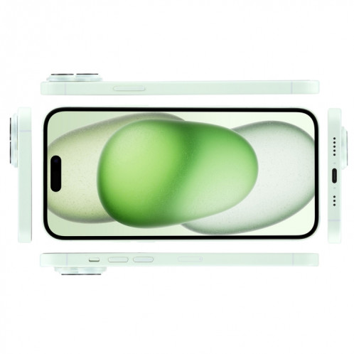 Pour iPhone 15, écran couleur, faux modèle d'affichage factice non fonctionnel (vert) SH933G1065-07