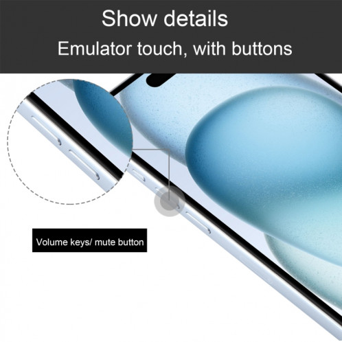 Pour iPhone 15 Écran couleur Faux modèle d'affichage factice non fonctionnel (Bleu) SH933L747-07