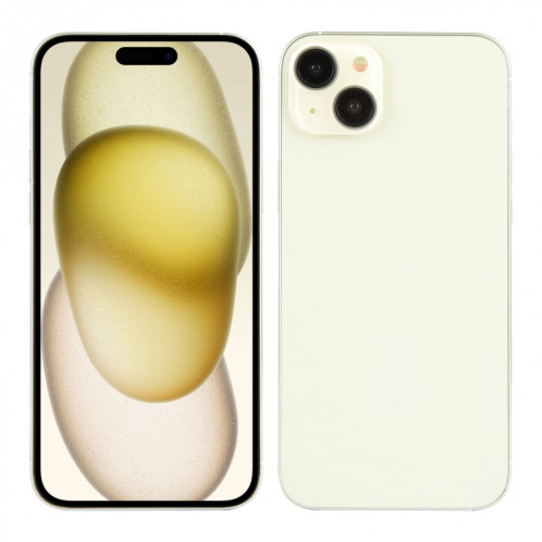 Pour iPhone 15 Écran couleur Faux modèle d'affichage factice non fonctionnel (Jaune) SH933Y548-07