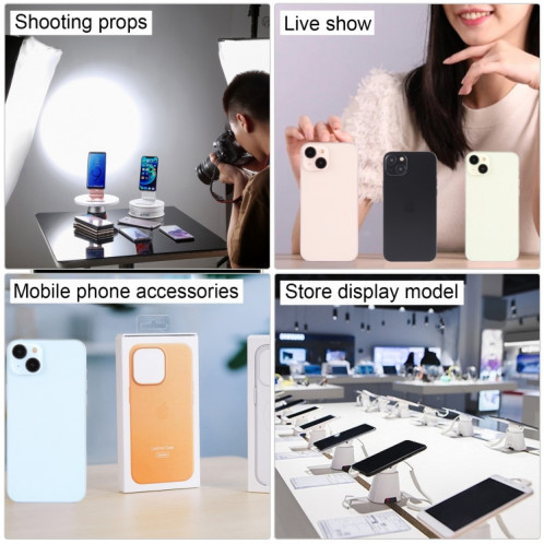 Pour iPhone 15 Écran couleur Faux modèle d’affichage factice non fonctionnel (Noir) SH933B414-07
