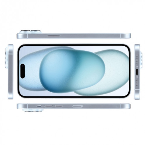 Pour iPhone 15 Plus écran couleur faux modèle d'affichage factice non fonctionnel (bleu) SH934L1684-07