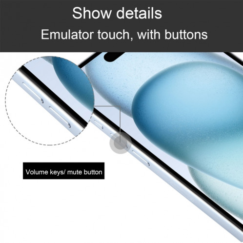 Pour iPhone 15 Plus écran couleur faux modèle d'affichage factice non fonctionnel (bleu) SH934L1684-07