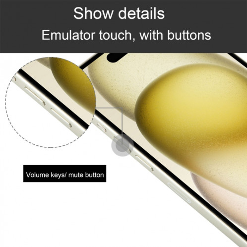 Pour iPhone 15 Plus écran couleur faux modèle d'affichage factice non fonctionnel (jaune) SH934Y116-07