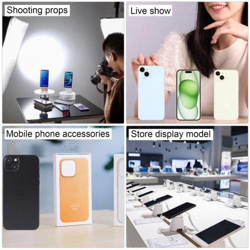 Pour iPhone 15 Plus écran couleur faux modèle d'affichage factice non fonctionnel (noir) SH934B702-07