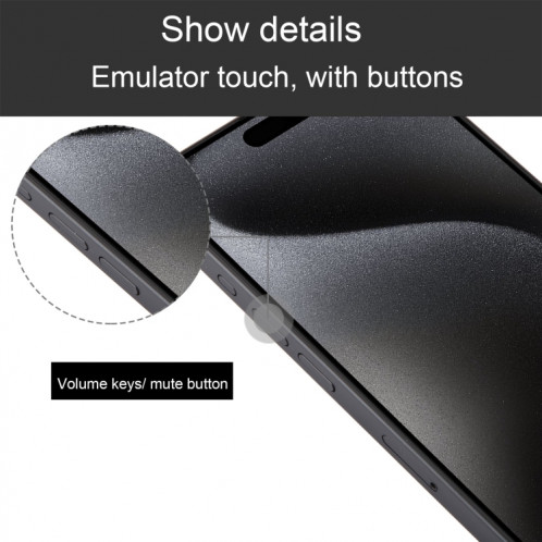 Pour iPhone 15 Pro écran couleur faux modèle d'affichage factice non fonctionnel (noir) SH935B215-07