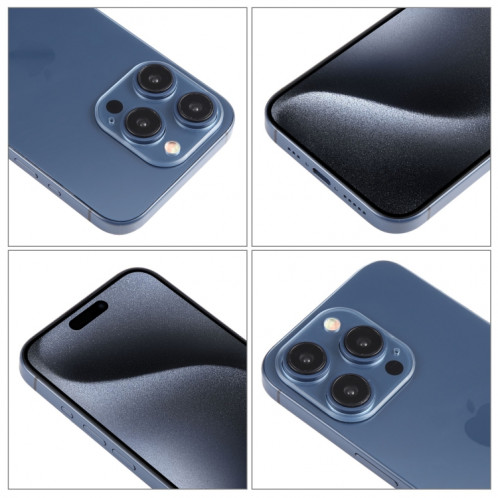 Pour iPhone 15 Pro, écran couleur, faux modèle d'affichage factice non fonctionnel (bleu) SH935L101-07