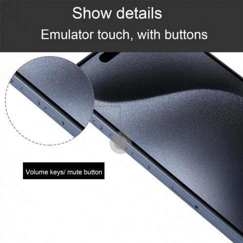 Pour iPhone 15 Pro, écran couleur, faux modèle d'affichage factice non fonctionnel (bleu) SH935L101-07