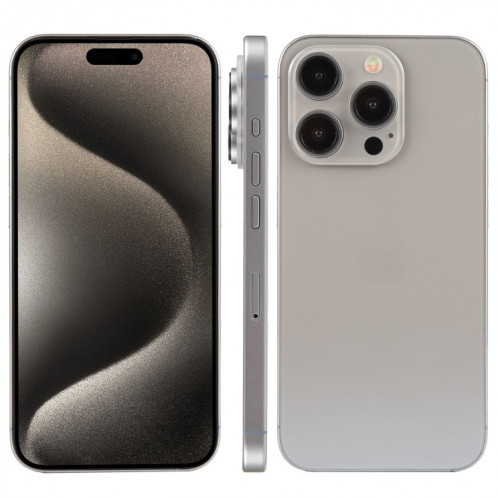 Pour iPhone 15 Pro Max écran couleur faux modèle d'affichage factice non fonctionnel (argent) SH936S949-07