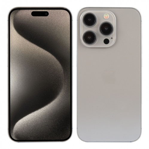 Pour iPhone 15 Pro Max écran couleur faux modèle d'affichage factice non fonctionnel (argent) SH936S949-07